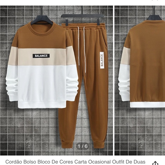 Conjunto moleton masculino